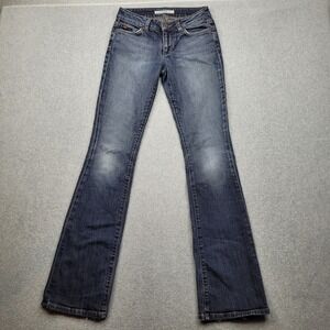 Joe's Jeans Honey Bootcut Jeans Womens 26 Blue Distressed Low Rise Denim